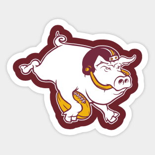 Washington Redskins Go Hogs Design Sticker